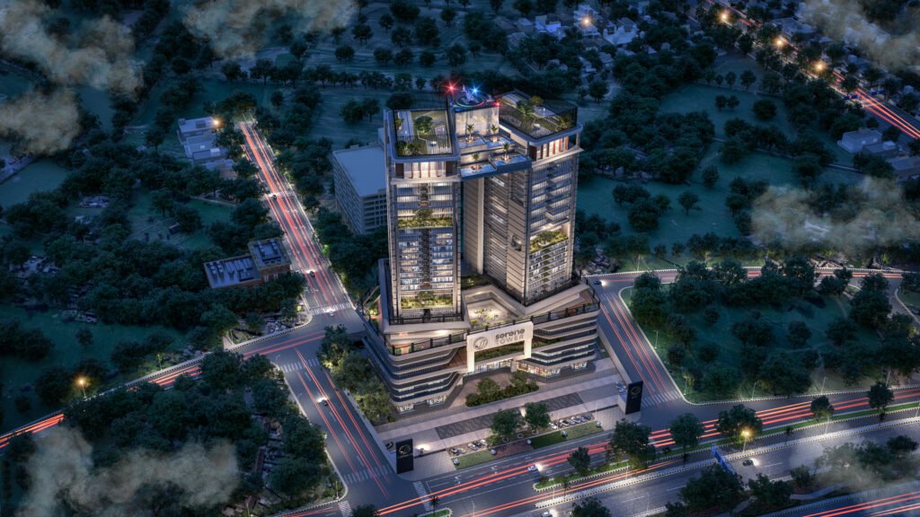 Serene Tower:  Where Elegance Meets Tranquility